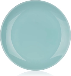 Dessertbord DIWALI 19 cm turkoois, gehard glas
