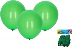 Set van groene opblaasbare ballonnen 10 stuks