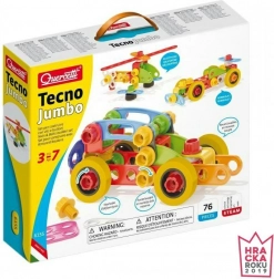 Quercetti bouwpakket Tecno Jumbo – creatief constructieset voor kinderen