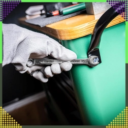 Set ringsleutel-steeksleutels met ratel 12 stuks 8–24 mm met etui