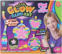 Flessen maken met lichtgevend zand – creatieve set voor kinderen