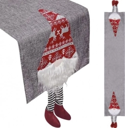 Kerst-tafelloper met kabouters