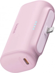 Baseus compacte powerbank 5000 mAh 20 W roze