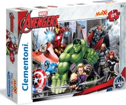 Puzzel CLEMENTONI Avengers Klaar voor de strijd MAXI 104 stukjes