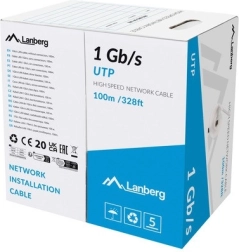 LAN-netwerkkabel 100 m grijs