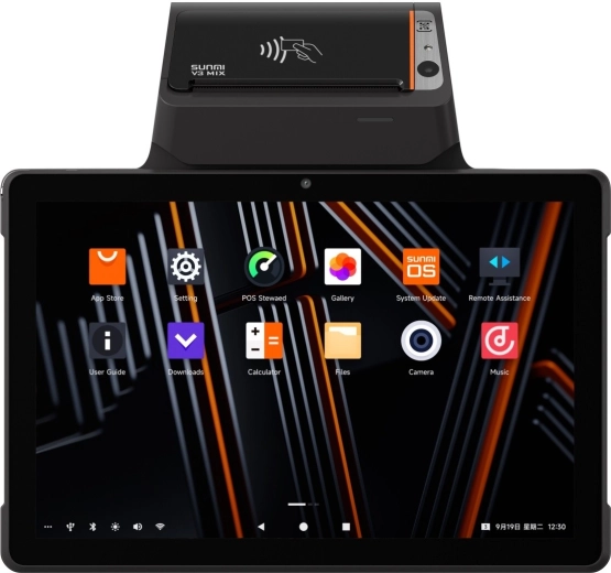 Mobiele terminal Sunmi V3 Mix, Android 13, 4/32GB, 2+0.3 MP camera, 4G, vingerafdruklezer, printer 80 mm