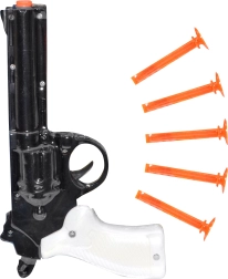 Pistool voor pijltjes met zuignappen 21 cm – set voor kinderen