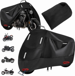 Universele waterdichte hoes voor motor en scooter XXXL 265 × 105 × 125 cm