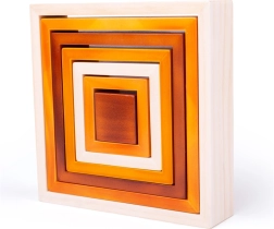 Bigjigs Toys houten stapelvierkanten voor kinderen