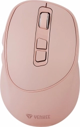 Draadloze muis 2,4 GHz met stille schakelaars en USB‑C-opladen – Roze