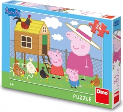 puzzel Peppa Pig kippetjes 24 stukjes