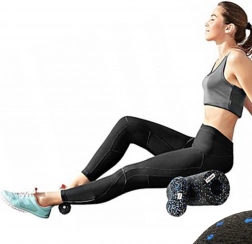 Set EPP-massagehulpmiddelen – roller, bal en duobal voor myofasciale release