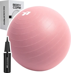 Gymnastiekbal BodyCore 65 cm roze - 1 stuk