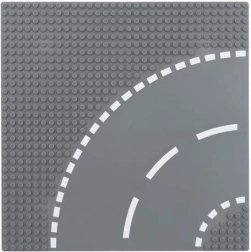 speelmat met weg 25 × 25 cm