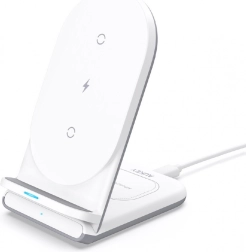 Aukey Aircore LC-A2 draadloze oplader 2-in-1 Qi 10W USB-C