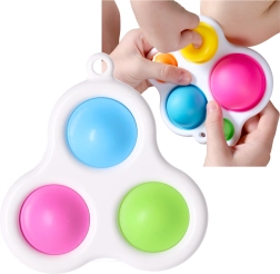 Sensorisch speeltje Sleutelhanger Simple Dimple