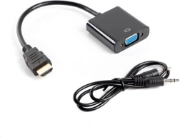 HDMI-naar-VGA-adapter met audio-uitgang