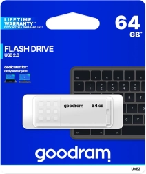 USB-flashstation GOODRAM UME2 64 GB wit