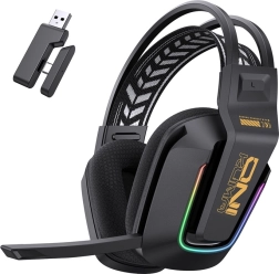 Onikuma GT828 draadloze gamingheadset met RGB en 2,4 GHz/Bluetooth