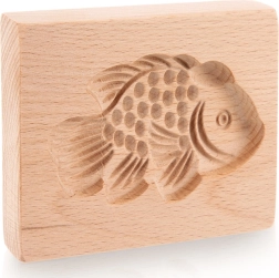 Houten koekjesvorm vis 10 × 8 cm