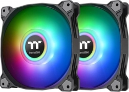 Ventilator Thermaltake Pure Duo 12 ARGB Sync Radiator - 2-pack zwart