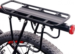 Zwarte Metalen Fietsdrager TRIZAND