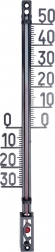 Vilde buiten- en binnenthermometer, zwart, 27 cm