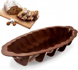 Siliconen vorm voor kerstbrood 41 cm