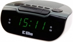 wekker-radio Zebu 06PLL grijs/wit