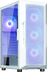 Computerbehuizing I3 NEO ATX Mid Tower wit met ARGB-ventilatoren