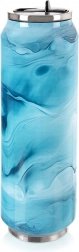 Thermosbeker in blikvorm 700 ml blauw