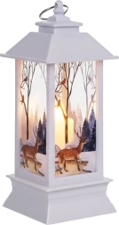Witte kerst-ledlantaarn Ruhhy