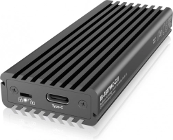 Extern aluminium behuizing voor M.2 NVMe en SATA SSD met USB‑C 10 Gb/s – ICY BOX