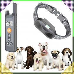 Elektronische trainingshalsband voor honden 800 m met afstandsbediening en LED