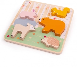 Bigjigs Baby Houten Puzzel Bosdieren