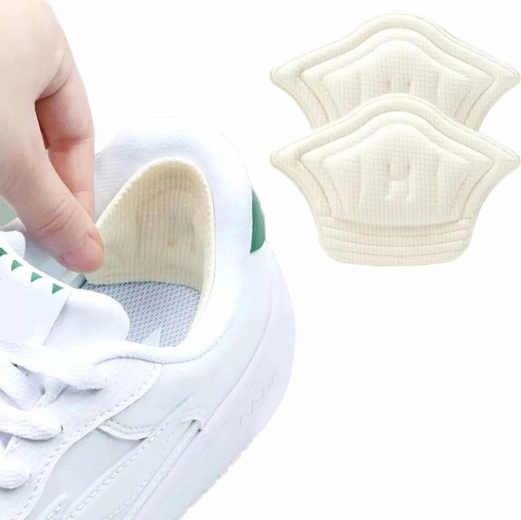 Comfortabele witte foam hielkussentjes 5 mm