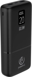 Powerbank Rebeltec P20 met LCD, 20000 mAh, PD 22,5 W