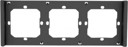 Frame voor schakelaar SONOFF M5 80 driedubbel grijs-zwart
