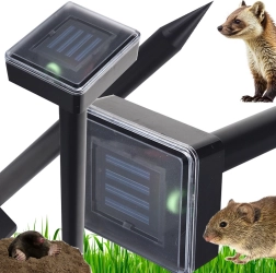 Zonne-energie ultrasone mollenklem- en knaagdierreiniger 1000 m²
