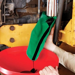 Hulpmiddel voor olie verversen in de auto