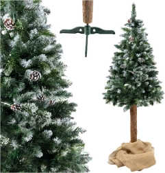 Kunstkerstboom Ruhhy met sneeuwlaag op stam 180 cm