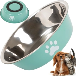 Metalen antislip voerbak voor honden en katten 400 ml