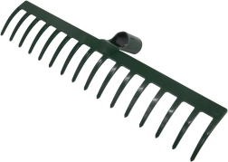 PROFI Hark 16 tanden van staal 45,5 cm zonder steel