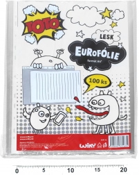 Transparante hangmap hoes voor documenten A4 - glans