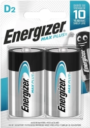 Alkalinebatterijen Max Plus D LR20, 2 st.