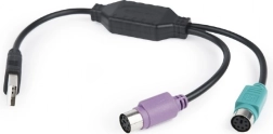 Adapter 2× PS/2 naar USB voor muis en toetsenbord