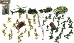 Set van plastic soldaten met accessoires CZ design