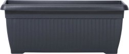 Terra bloembak 70 × 30 × 27,7 cm antraciet