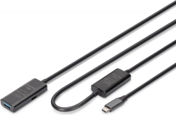 Actieve verlengkabel USB-C - USB-A 10m, USB 3.2 Gen1 5Gbps