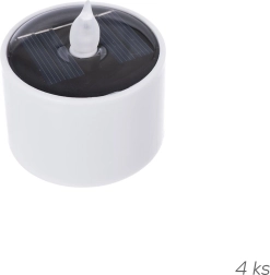 Decoratieve solar LED-kaarsjes UH, set van 4 stuks